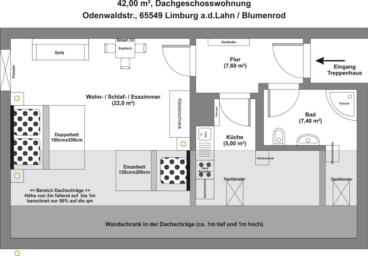 Oaseneck Lägenhet Limburg an der Lahn Exteriör bild